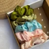 Satin scrunchies